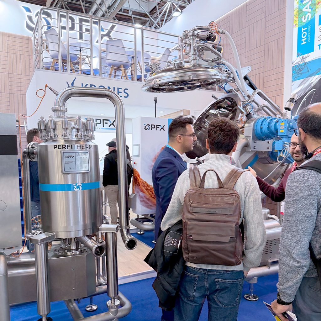 PERFITHERM scraped surface heat exchanger by PERFINOX showcased at Interpack 2026.
